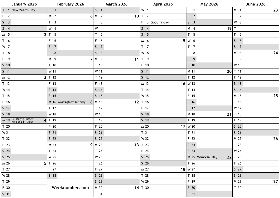 2026-calendar-with-week-numbers-and-holidays-for-united-states